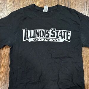 Gildan Black Illinois State Track and Field Tee